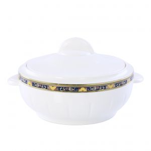 Royalford 16L Hot Pot Insulated Food Warmer - Plastic - White - 16 LITER