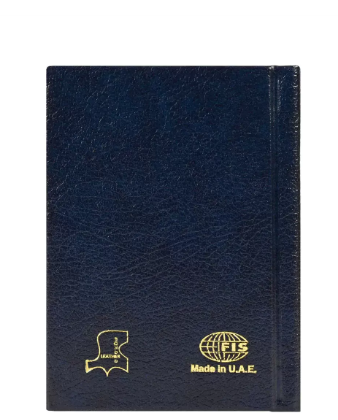 FIS Bonded Leather Pocket Diary 2024 (English) Hard Cover Blue - FSDI10EB24BL
