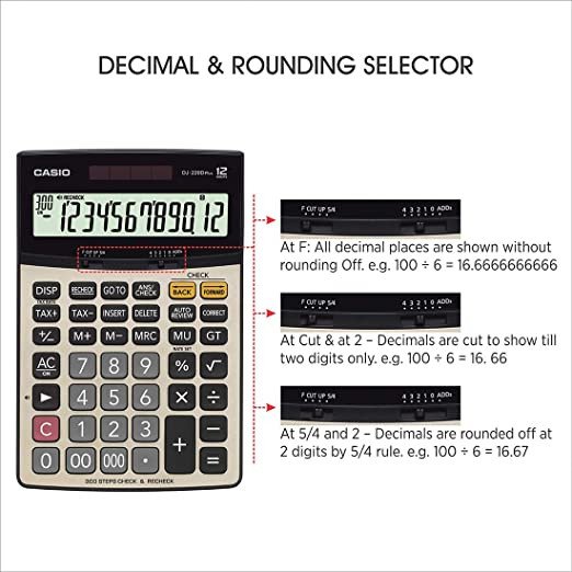 Casio DJ-220D Plus Desktop Calculator