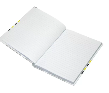 Light Hard Cover Notebook, Single Line, A4 Size (100 Sheets, LINBA41801) - Pack of 5 Pieces