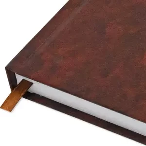 Fis 2024 A5 Diary,Vinyl, English Hard Cover Brown -FSDI21E24BR