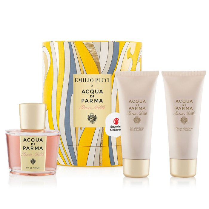 ACQUA DI PARMA ROSA NOBILE HOLIDAY COLLECITON (W) SET EDP 100ML + BC 75G + BATH GEL 75ML