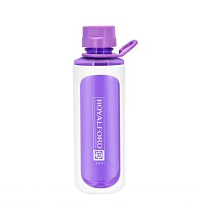 Royalford 630Ml Water Bottle - Plastic - Purple