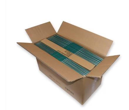 Pack of 50 Pieces Pieces Lever Arch File Folder With Slide-In Plate Green