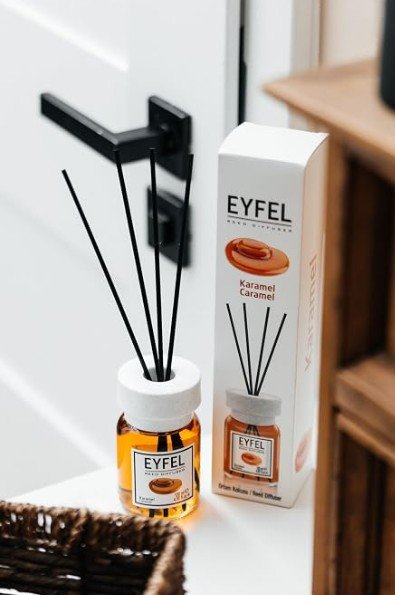 Eyfel Reed Diffuser 120ml - Caramel