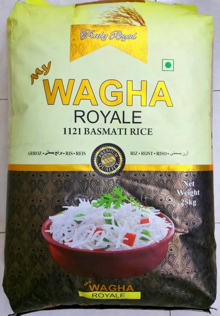 Wagha Royale 1121 Steam Basmati Rice 5kg