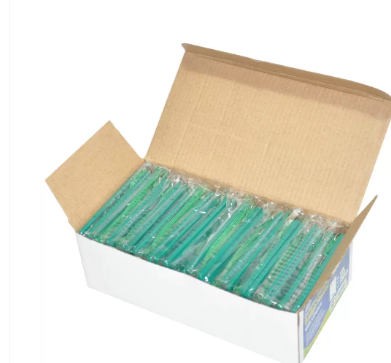 25-Piece FIS Colored Vertical Badge Holder with Lanyard Green - FSNALY99GR