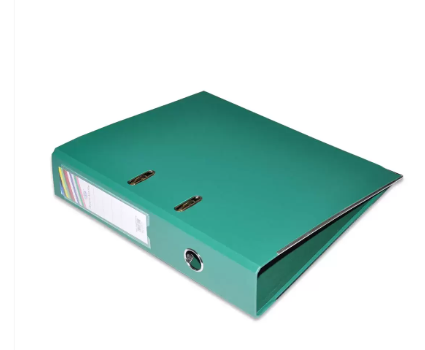 PP Lever Arch File, 8cm, F/S Size, Green, PP Origin Germany - FSBF8PGRFN10