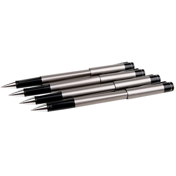 DELI S96 Gel Pen,Black Ink,Fine Point 0.7mm,12 Pack,Writing Smooth