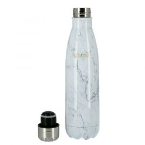Royalford Vacuum Bottle - Stainless Steel - White - 500 ML
