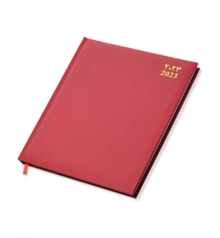 FIS 2023 Executive Diary (Arabic/English/French) Vinyl 1-Side Padded Black - FSDI89AEFV23RE