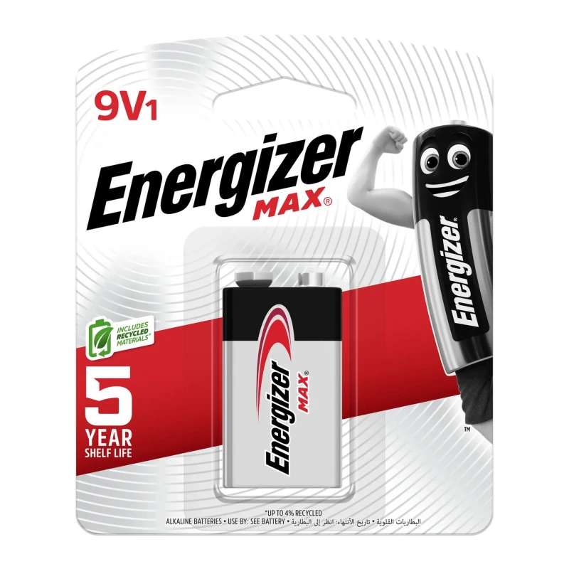 Energizer Max 9V Battery, 9V1