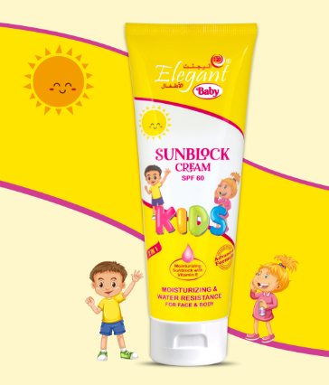 Elegant Kids Sunblock Cream SPF 60