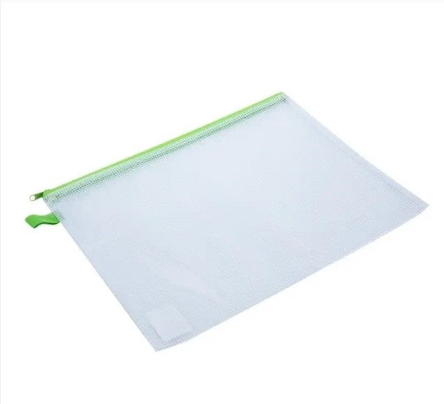 Deli E A Size Zip Bag Pvc Mesh Assorted Color