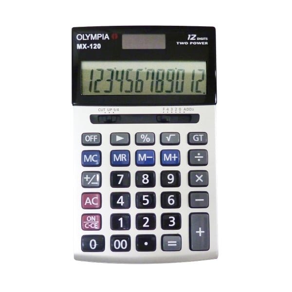 OLYMPIA DESKTOP CALCULATOR 12 DIGIT MX-120