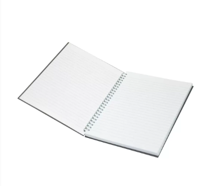 Light LINBS1081806 Spiral Hard Cover Single Line Notebook (Pack of 5 Pcs X 100 Sheets), 10X8in