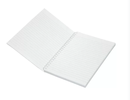 Light LINB971804S Spiral Single Line Notebook - Pack of 10 Pieces (100 Sheets Each, 9X7in)