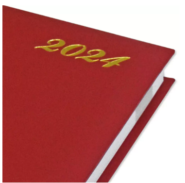 FIS Agenda Diary 2024 (English) Red - FSDI75EVN24RE