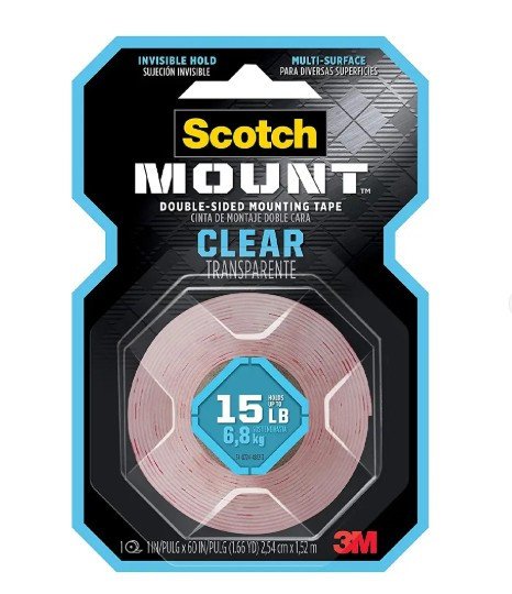 3M Scotch Mount Double-Sided Mounting Tape 410H - Clear