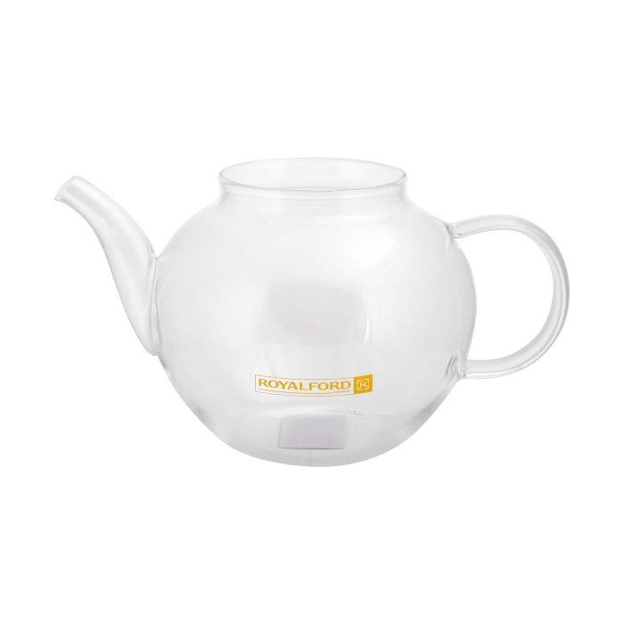 1200 ML Glass Tea Pot With Stainless Steel Strainer