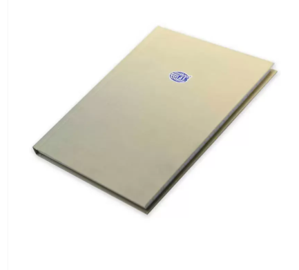 FIS Pack of 5 Hard Cover Notebook A5 Single Line, 100Sheets, Gold -FSNBA5SL100GL