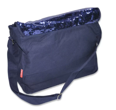 Penball Paillette School Bag Shoulder Bag, Blue Color - PBSBVS255-B