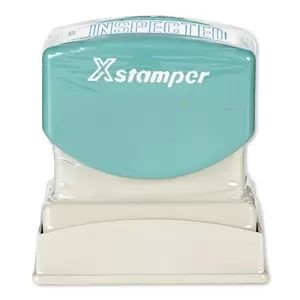 Artline X-Stamper "INSPECTED" for Office Business Supplies, Ink Blue - ARXTCXB1009