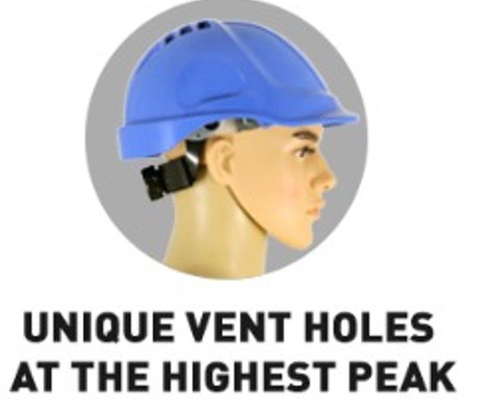 Vaultex BMW Vented ABS Ratchet Safety Helmet