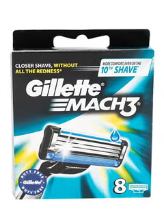 Gillette, Mach3 Razor Blades 8 Count