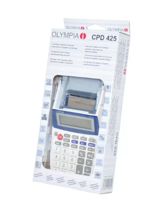 Olympia Printing Calculator White Color, 12 Digits - OLCA942915039
