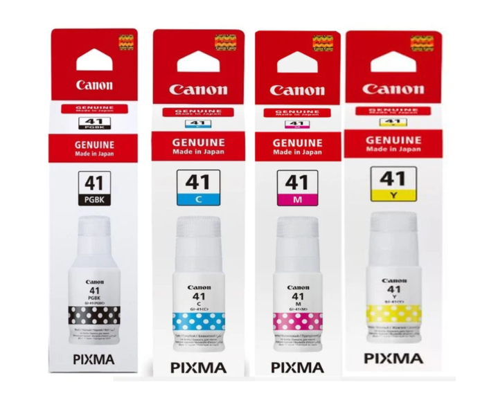 Canon GI-41 Small Original Ink Bottle 4 Color Set
