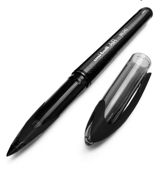 Uni-Ball UBA-188-M Roller Ball Pen Air-Tip 0.28-0.5mm, Black - 12Pcs/Pack