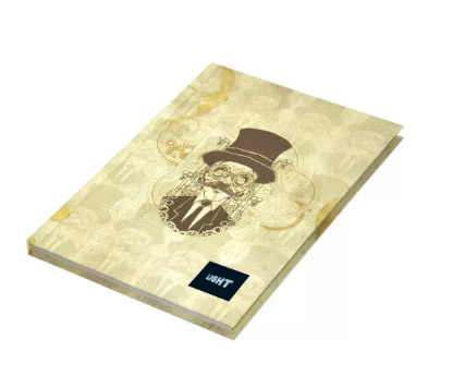 Light Hard Cover Single Line Notebook - LINBA41808 (Pack of 5 Pieces, A4 Size, 100 Sheets)