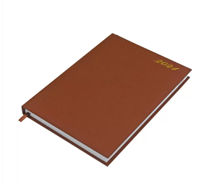 FIS Agenda Diary 2024 (English) Brown - FSDI75EVN24BR