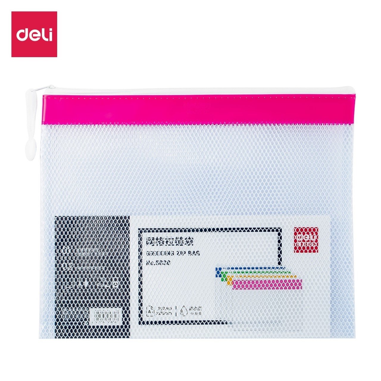 Deli D5830 A4 PVC Mesh Bag