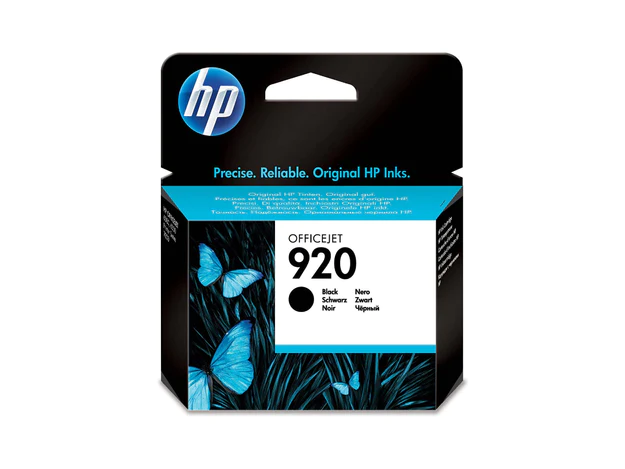 HP 920 Black Officejet Ink Cartridge (CD971AE)