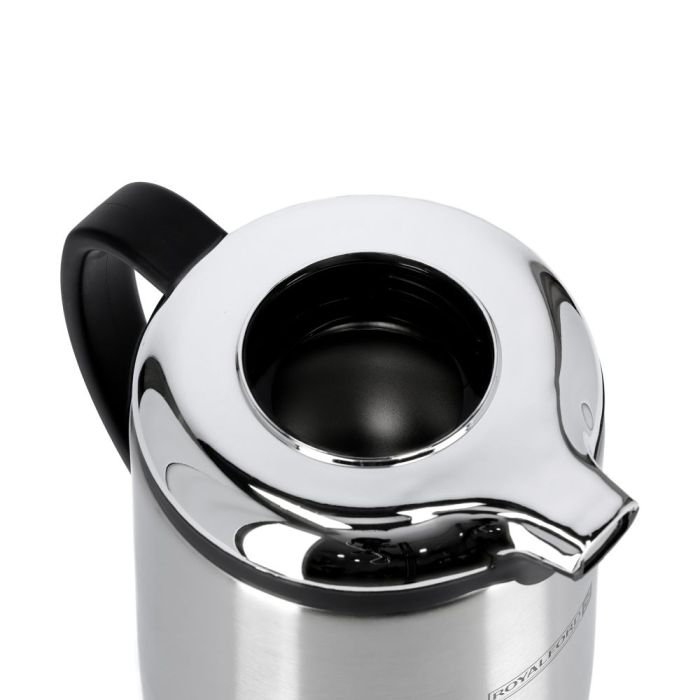 Royalford RF6894 Steel Vacuum Flask - 1 L| Leak-Proof & Portable | 12 Hours Hold & Cold| Ideal For Tea, Coffee, Hot Chocolate, Soup, Smoothies & More