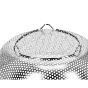 Royalford Strainer Basket - Stainless Steel - Silver - 22 CM