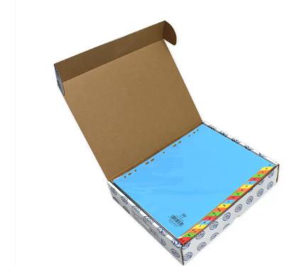 Pack of 12 Pieces A4 English Card Divider (A-Z) Blue