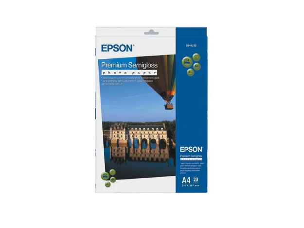 Epson S041332 Premium Semigloss Photo Paper A4 20 Sheets