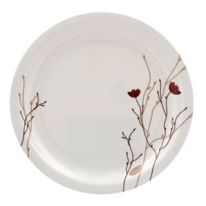 Royalford 105" Melamine Plate - Melamine - White - RF6733