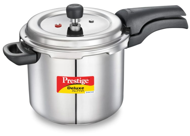 Prestige STEEL 65 LTR SVACHH DLX ALPHA COOKER - Stainless Steel - Silver