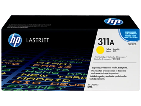 HP 311A Yellow Original LaserJet Toner Cartridge (Q2682A)