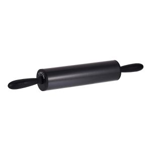 Prestige Small Rolling Pin - Stainless Steel - Black