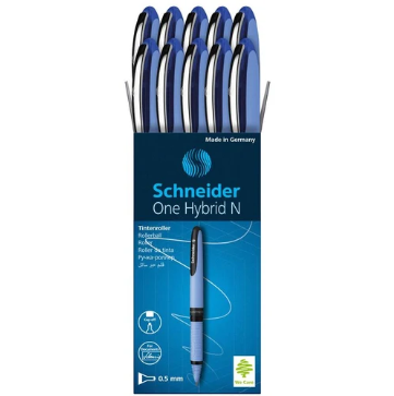 Schneider Rollerball Pen One Hybrid N 0.5 Blue (Pack of 10)