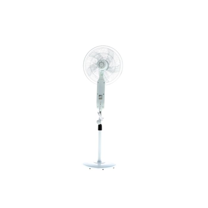 Geepas 16" Stand Fan With Remote Control 60W - 3 Speed, 5 Leaf Blade, Adjustable Height & Tilt Setting With Led Display | Auto-Off | 2 Years Warranty