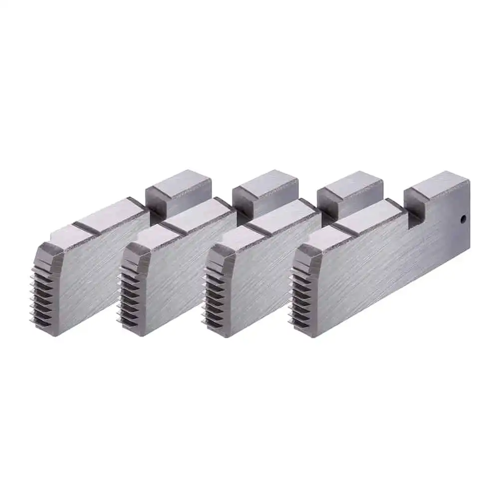 Pipe Threading Dies Teeth (4pc) 1/2-3/4 In. NPT - For Supertronic 2SE, 3SE, 4SE Machine