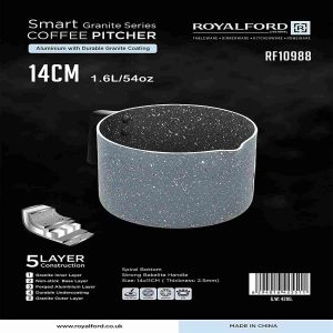 Royalford Coffee Pitcher - Aluminium - Grey - 16 L