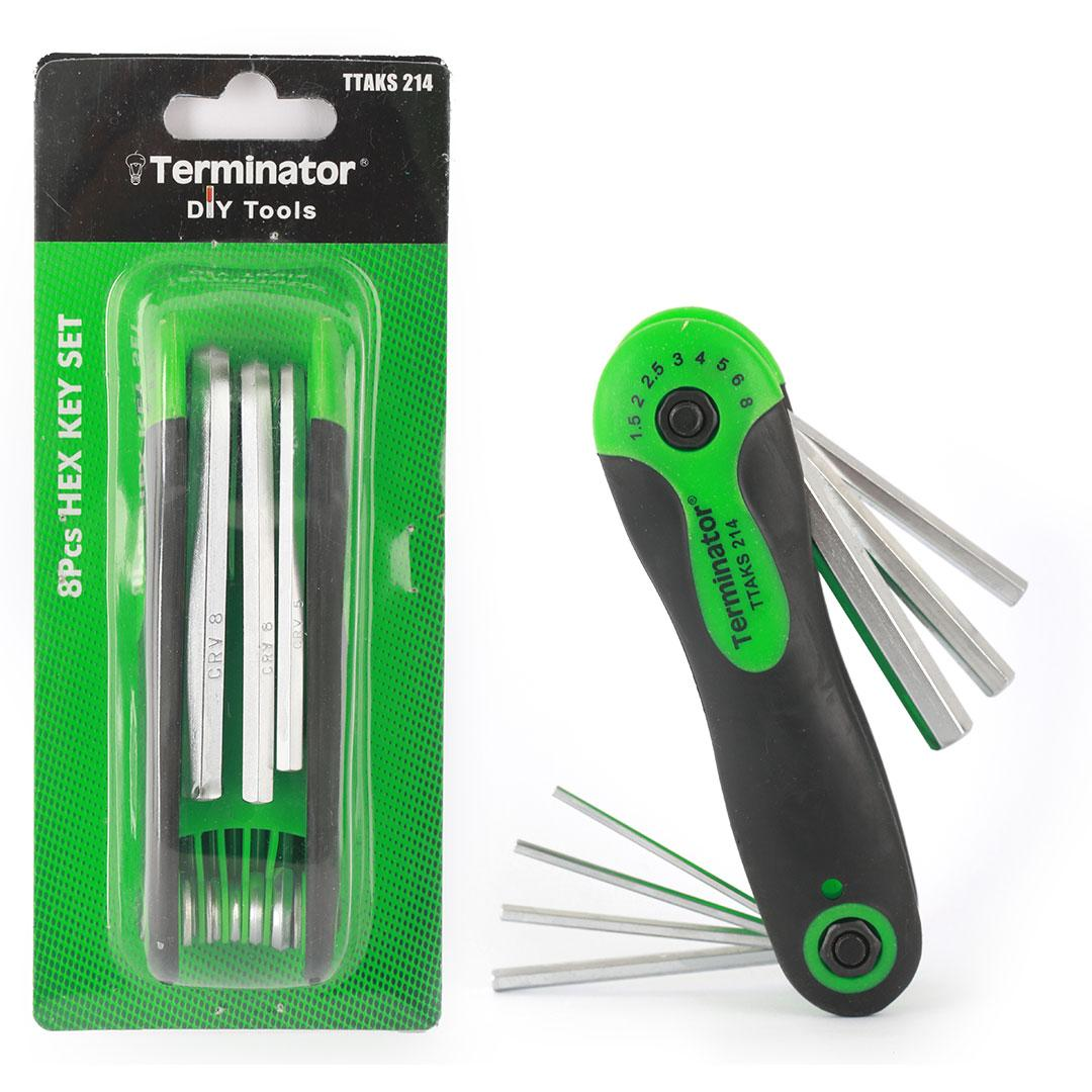 Allen Key Set Hexagonal Shape 8 Pcs
