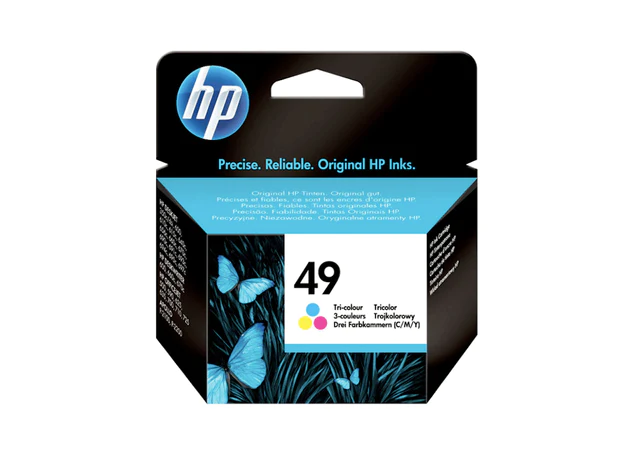 HP 49 Large Tri-color Original Ink Cartridge (51649AE)